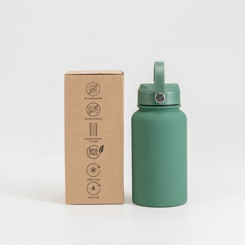 Custom logo 650ml 1000ml Wide Mouth Factory Sports Stainless Steel Vacuum Cup Insulated Water Bottle