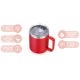Custom Logo Spillproof Travel Mug 14oz Stainless Steel Coffee Mug Tumbler with Lid and Handle