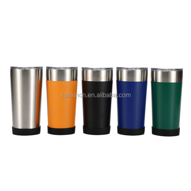 Bulk Freezable Stainless Steel Double Wall Barrel 20Oz Classic Stay Chill Beer Mugs Gold Wine Tumbler Cups With Bottle Opener