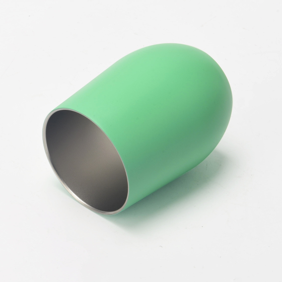 In Bulk Paint Luminous Double Wall Stainless Steel Green White Luminous12Oz Sublimation Glow in the Dark Egg Shaped Wine Tumbler
