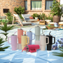 Customized Outdoor Travel Double Wall Vacuum Insulated 40oz Tumbler Mug Cup with Handle and Stainless Steel Straw Silicone Sip
