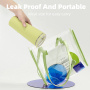 24OZ 30OZ Stainless Double Wall Vacuum Leakproof Classic Rubber Travel Coffee Ring Steel Tumbler Cup With Hand Lid