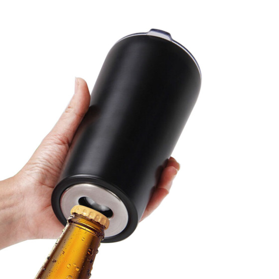 Factory Custom 16oz 20oz Insulation Stainless Steel Bottle Opener Cup Double Wall Metal Beer Tumbler with Opener