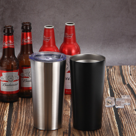 Factory Custom 16oz 20oz Insulation Stainless Steel Bottle Opener Cup Double Wall Metal Beer Tumbler with Opener