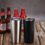 Factory Custom 16oz 20oz Insulation Stainless Steel Bottle Opener Cup Double Wall Metal Beer Tumbler with Opener