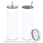 Fast Shipping 10oz Coffee Mug 20oz Skinny Sublimation Blank Stainless Steel Wine Tumbler With Lid
