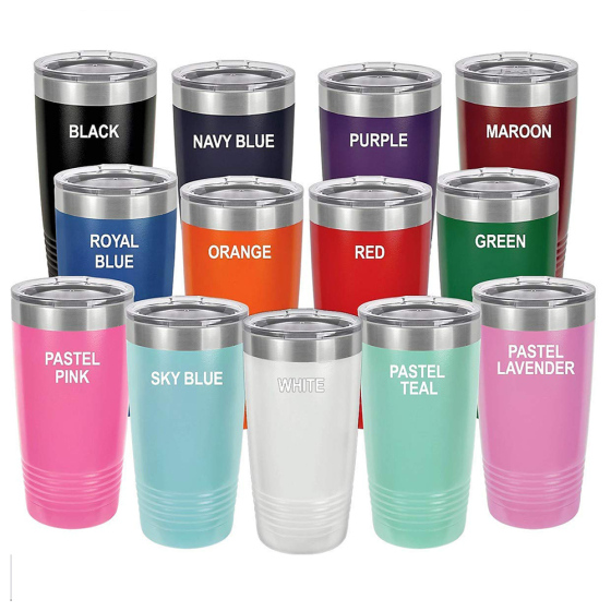 Wholesale New Double Wall 20 Oz Stainless Steel Vacuum Insulated Tumbler Cups With Lid