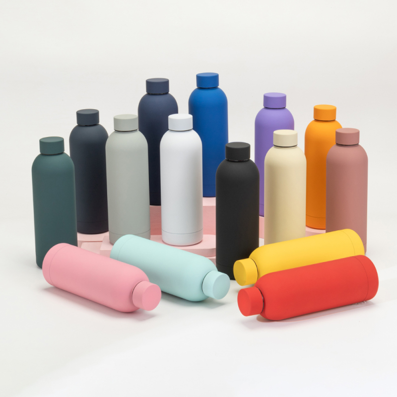 Promotional Recycled  Bicycle Sport Cup Warm Leak Proof Workout Empty Ss Stainless Steel Water Bottles for Gym Adults