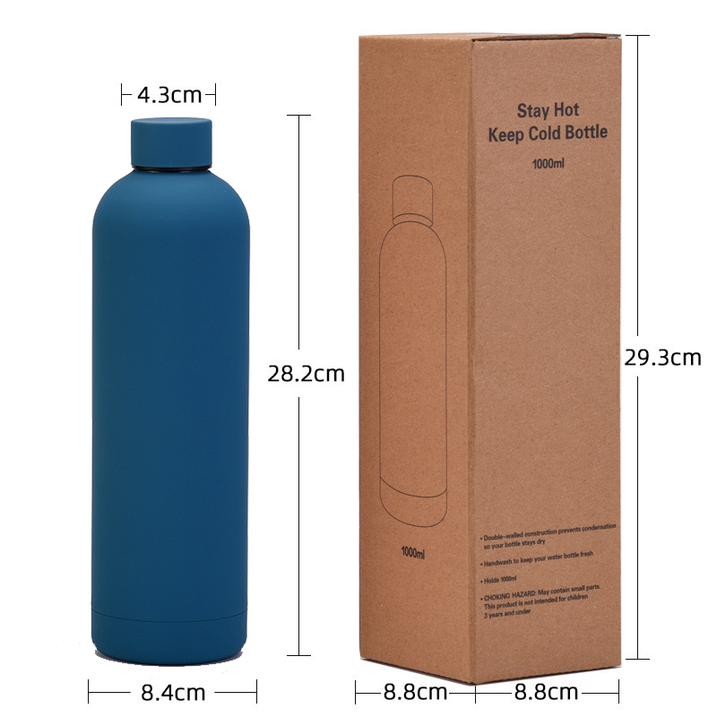 Portable  1000Ml Flask Vacuum Bpa Free Metal Travel Water Bottle