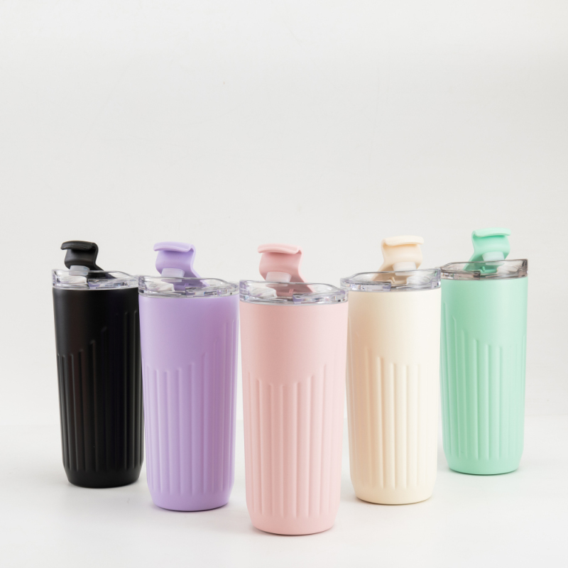 Personalized Stainless Steel Leak Proof 600ML Double Vacuum Car Coffee Travel Mug Cup