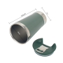 Personalizado Custom logo Double Wall Vacuum 16oz Travel Tampa Para Cerveja Coffee Vacuo Inox copo Termico Cup