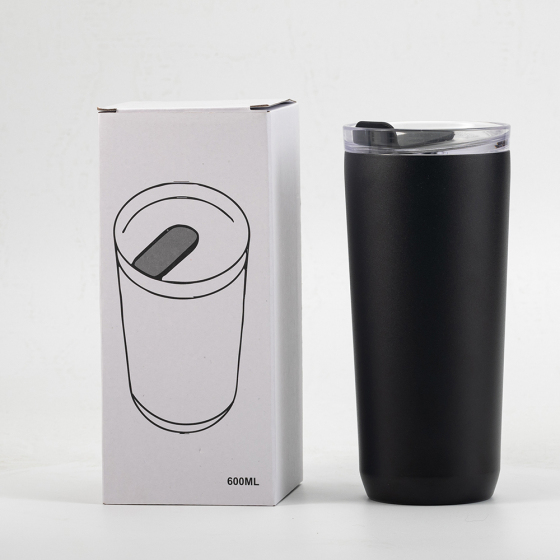 Yunxin Factory Wholesale Stainless Steel Vacuum 600ML Travel Coffee Mugs Tumbler  With Lid