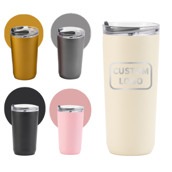 Yunxin Factory Wholesale Stainless Steel Vacuum 600ML Travel Coffee Mugs Tumbler  With Lid