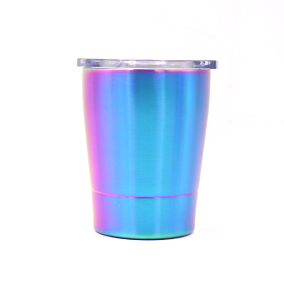 Hot Selling Double Wall Kids Toddler 8OZ Stainless Steel Tumbler Cups With Lid