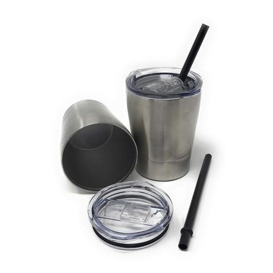 Hot Selling Double Wall Kids Toddler 8OZ Stainless Steel Tumbler Cups With Lid