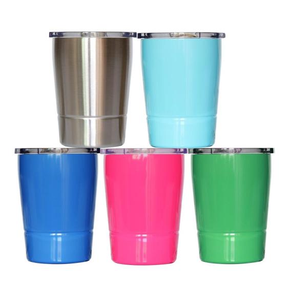 Hot Selling Double Wall Kids Toddler 8OZ Stainless Steel Tumbler Cups With Lid