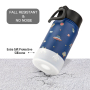 China Wholesale Price 12Oz Insulated Double Wall Stainless Steel Kids Water Bottle for Children With Straw Lid