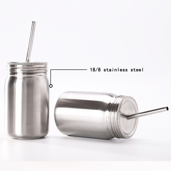 Stainless Steel 500ML Tumbler With Lid Straw