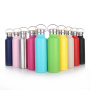 Customized Logo Capacity Eco Friendly Empty 304 Stainless Steel Leak Proof Black Bicycle Sports Water Bottle