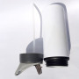 Wholesale Custom 600ml Aluminum White Sublimation Blank Water Bottle with Straw Lid