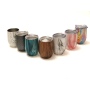 12 oz Stemless Marble Glass Wine Stainless Steel Insulated Travel Tumbler Wine Cup With Lid Straw