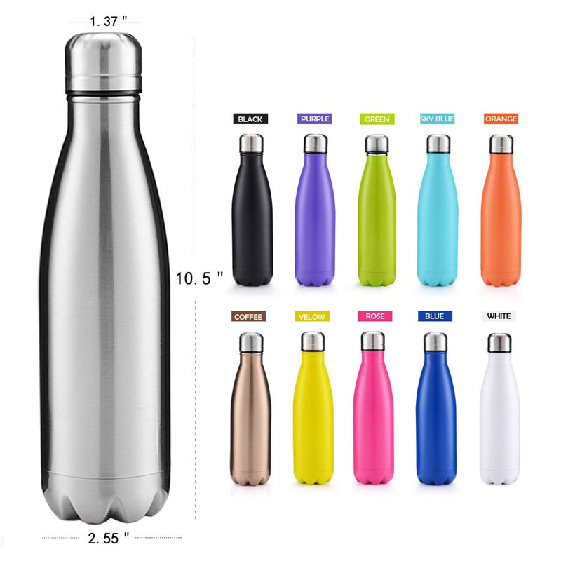 Wholesale 2020 Insulated Steel Cola Bottle Vacuum Double Walled Bottle Tumbler