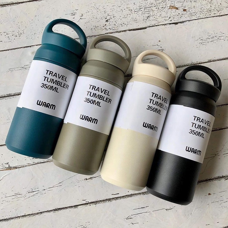 Customized Logo New Insulated Stainless Steel 500ml Camping Vacuum Flask Tumbler Mug Cup Water Bottle