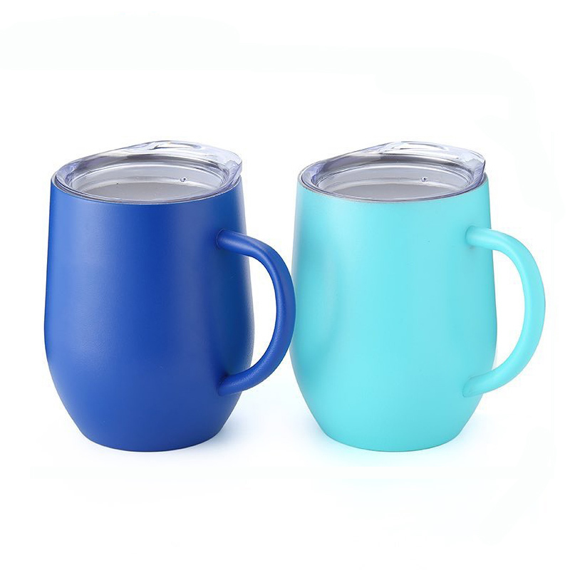 Customized Size Egg Vacuum Reusable Stainless Steel Coffee Cup