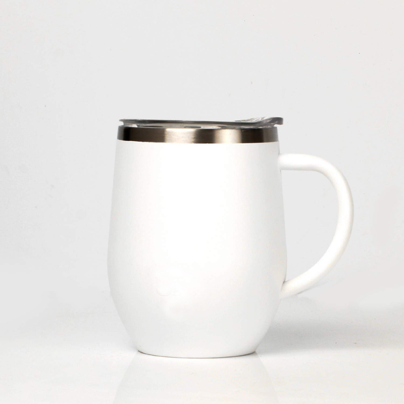 Customized Size Egg Vacuum Reusable Stainless Steel Coffee Cup