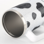 Custom Sublimation Leakproof Bling Cow Print Double-wall 40Oz Cup Mug Tumbler Lid With Handle Straw Cow Print