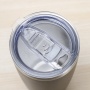 Customized 20oz White Double Wall Stainless Steel Leak Proof Travel  Thermal Vacuum Coffee Mug With Lid and Handle