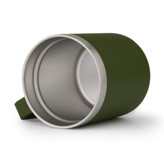 Powder Coated Custom 10oz 14oz Coffee Insulated Stainless Steel Coffee Mugs With Handle
