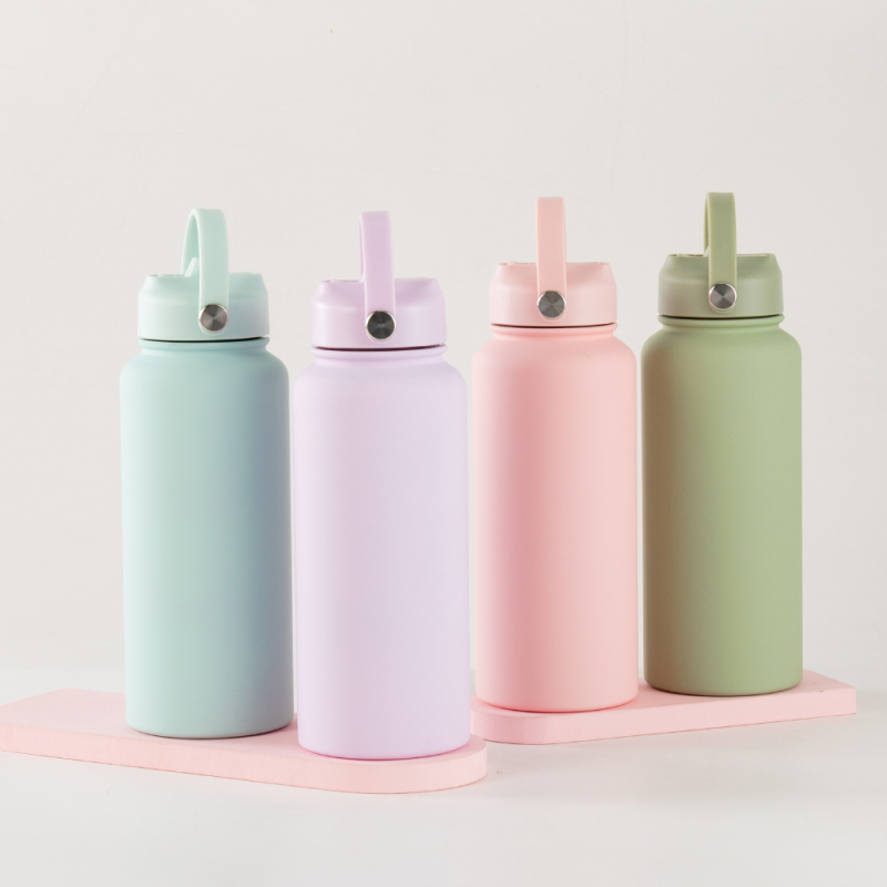 Promotional Bulk Clear Ss Small Stainless Steel Water Bottle With Tea for School  Girls Gym