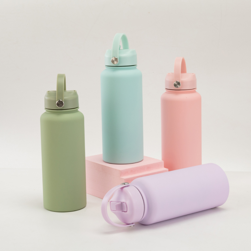 Promotional Bulk Clear Ss Small Stainless Steel Water Bottle With Tea for School  Girls Gym