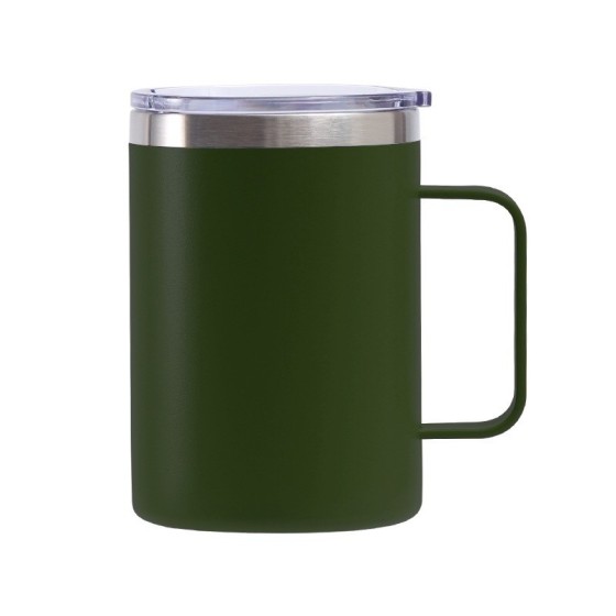 Personalized Eco Friendly 16oz Black Coffee Tumbler Cup Mugs With Lid