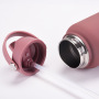 Portable Custom Logo Rubber Paint 650ml 1000ml Stainless Steel Double Wall Outdoor Sports Vacuum Insulated Drink Water Bottle