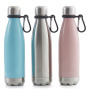 Factory Custom Stainless Steel Shape Water Bottle Flask Double Walled Insulated Can Cooler