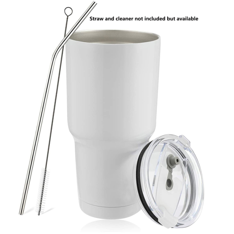 Factory Wholesale 30oz Sublimation Tumblers Stainless Steel Vacuum Coffee Cup Insulated Travel Tumbler With LId