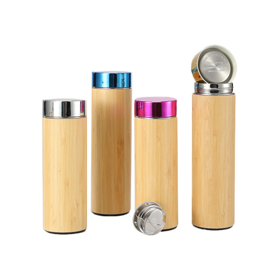 Fabrica Botellas De Bambu Vaso Doble Pared Acero Inoxidable