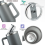 New 30oz 40oz Tumbler Double Wall Stainless Steel Vacuum Insulated Travel Mug With Handle Straw Lids