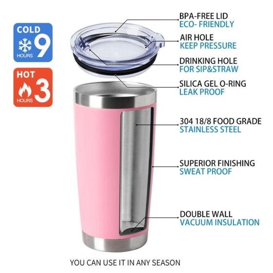 Classic Cheap Small Moq Customisable Design 20oz Double Wall Stainless Steel Thermal Insulated Coffee Cup Beer Mug