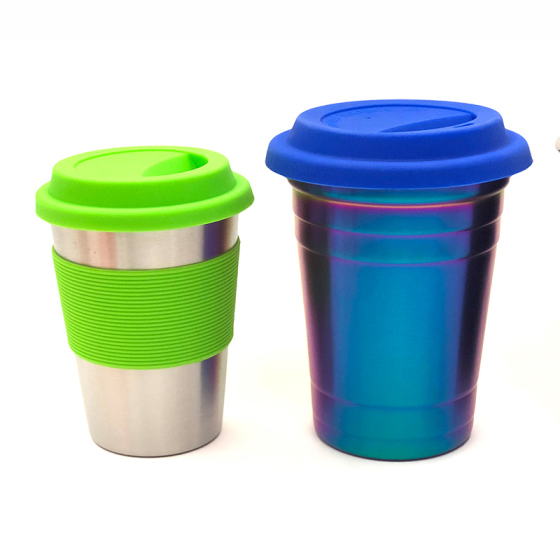 Wholesale Custom Nonbreakable Stainless Reusable Red Bachelorette Party Cups Stack Cup With Logo