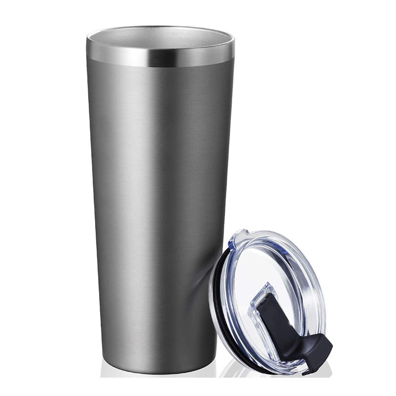 Eco-Friendly 22oz Flat Bottom Personalized Coffee Mug Stainless Steel Insulated Drink Tumbler
