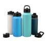 Customized Wholesale Black Stainless Steel Water Bottle 18oz 22oz 32Oz 40oz 64oz Water Sports Bottle Growler