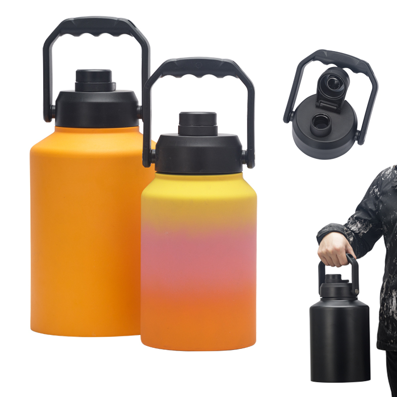 Personalizada Gym Con Aislamiento Deportiva De Acero Inoxidable 2 Lts 2 Litros 2L De Galon Botella De Agua Water Bottle