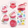 350ML Stainless Steel DIY Sublimation Blanks Vacuum Insulated Kid Bottle Tumbler with Spout Straw Lid