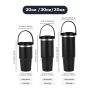 35oz Stainless Steel Vacuum Insulated Iced Coffee Water Bottle Tumbler Cup  for Water Iced Tea or Coffee Smoothie