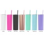 RTS Vacuum Insulated 20Oz Stainless Steel Skinny Personalized Tumblers With Straw
