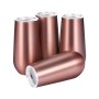Factory Wholesale Customized Reusable Insulated Wine Tumbler Custom Printed Insulated Travel Mug With Lid