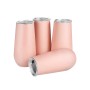 Factory Wholesale Customized Reusable Insulated Wine Tumbler Custom Printed Insulated Travel Mug With Lid